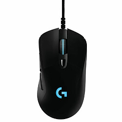 Logitech G403 Prodigy sans fil RGB Optical Gaming Mouse 12 000 dpi, 6 boutons programmables/USB/filaire/sans fil – Noir Connecté noir