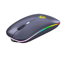 Universal Souris sans fil RVB Bluetooth Computer Mouse Mause ergonomique rechargeable silencieuse avec USB USB à LED 