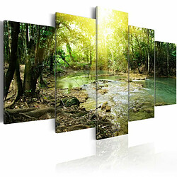 Paris Prix Tableau Imprimé Forest River 100 x 200 cm 