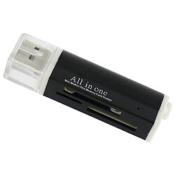 Adaptateur De Lecteur De Carte Mémoire USB 2.0 Pour Micro SD SDHC TF M2 MMC MS PRO Noir