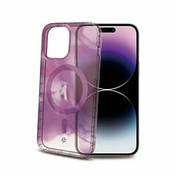 Protection pour téléphone portable Celly iPhone 15 Pro Max Violet Transparent 