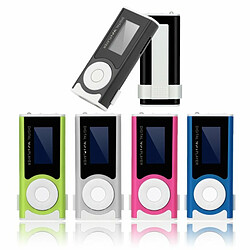 Acheter Lecteur De Musique Mp3 Écran Lcd Rechargeable Avec Casque Support De Lumière Led Externe Micro Tf Carte Sd Bleu