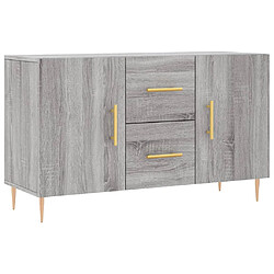 vidaXL Buffet sonoma gris 100x36x60 cm bois d'ingénierie