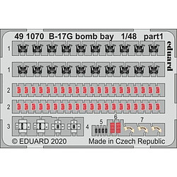 B-17G bomb bay for HKM - 1:48e - Eduard Accessories 