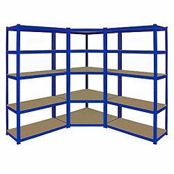 Monstershop Monster Racking 1 Rayonnage d'Angle T-Rax et 2 Rayonnages T-Rax, Bleus