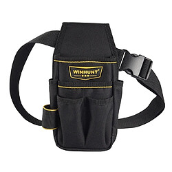 Wewoo Sac à outils professionnel Oxford noir chiffon ceinture électricien pratique