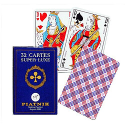 Piatnik Jeu de 32 cartes Cartes françaises : Super Luxe