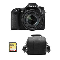 CANON EOS 80D KIT EF-S 18-135mm F3.5-5.6 IS USM + 64GB SD card + camera Bag