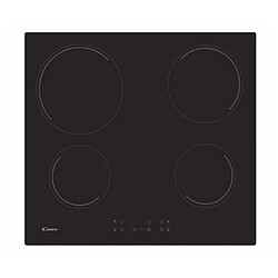 Table de cuisson vitrocéramique 4 feux 6500w noir - cc64ch - CANDY