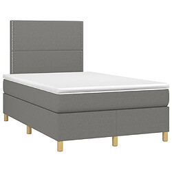 Avis Sommier à lattes,Cadre à lattes de lit et matelas et LED pour Adulte Gris foncé 120x200 cm -MN82592