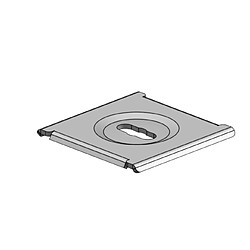 eclisse - pour chemin de cable - ce40 - ez - boite de 25 - cablofil 558051 