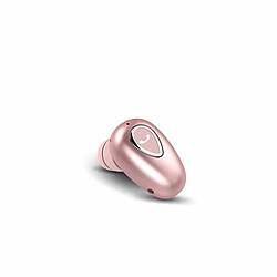 Yx01 Oreillette Bluetooth Sans Fil Intra-Auriculaires Mini Sport Écouteurs Invisible Stéréo Musique Écouteur Rose Doré 