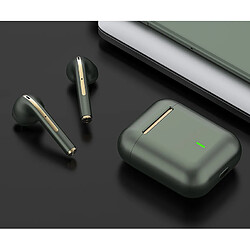 Universal Écouteurs Bluetooth sans fil, bouchons d'oreille de sport, écouteurs haute fidélité, chargeurs de téléphones intelligents.(Vert)