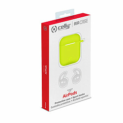 Étui de protection Celly AIRCASEYL Silicone Jaune Plastique (1 Unités) pas cher