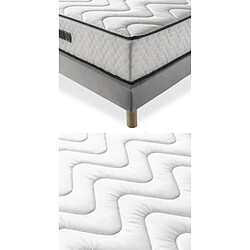 Acheter DEKO DREAM Ensemble matelas mousse PU 25 cm + Sommier 140 x 190 cm