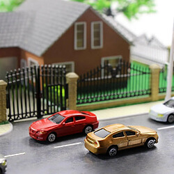 50pcs Modèles de Voiture avec L'Échelle 1:75 HO pour Bâtiment Train Décor pas cher