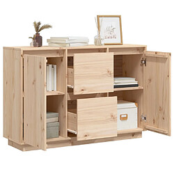 Avis vidaXL Buffet 110x34x75 cm bois massif de pin