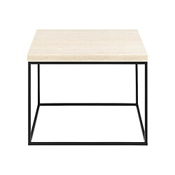 Acheter Lisa Design Alamosa - table basse - effet travertin - 60 cm