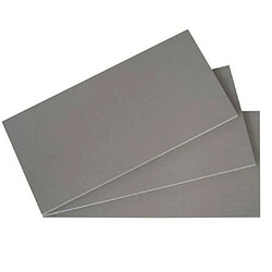 Inside 75 Lot 3 de tablettes BALIOS Larg 87 / Prof 50 cm coloris gris 