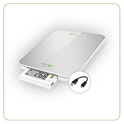 LITTLE BALANCE Balance Green Power USB - 6 kg - 1 g - Silver nacré