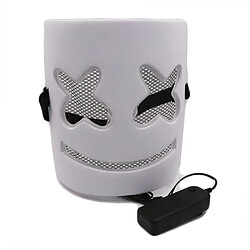 Halloween Party Mask LED Scary Flash Mask EL Line Light Mask Cosplay Mask Party Vêtements Masque Fournitures Multi-couleur En Opti