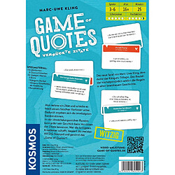 Kosmos 692926 – Game of Quotes