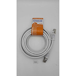 SCHWAIGER CKB6050 052 CÂBLE DE RÉSEAU 5 M CAT6 SF/UTP (S-FTP) BLANC (C