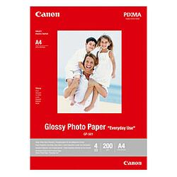 Canon GP-501 Glossy - Papier Photo Glacé 'usage quotidien' A4 200 g (20 feuilles)