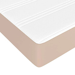 Maison Chic Matelas de lit à ressorts ensachés, Matelas doux cappuccino 120x190x20 cm -GKD31318 pas cher