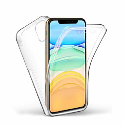 Evetane Coque iPhone 11 360 intégrale avant arrière transparente Coque iPhone 11 360 intégrale transparente Transparente Tendance Evetane.