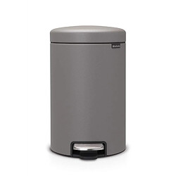 Inconnu Brabantia - 119149 - Poubelle à pédale newIcon, 12L, Mineral Concrete Grey