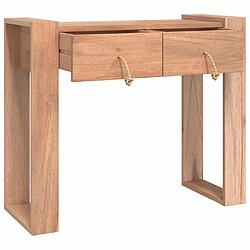 Avis Maison Chic Table console | Meuble d'entrée | Table d'appoint 90x35x75 cm Bois de teck solide -GKD70153