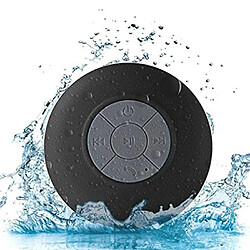 Yonis Enceinte Bluetooth Waterproof Portable Mini Subwoofer Pour Douche Mains-Libres Avec Micro Enceinte Bluetooth Waterproof Portable Mini Subwoofer Pour Douche Avec Micro Intégré Noir YONIS