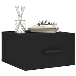 Avis Maison Chic Lot de 2 Tables de chevet,Table de nuit,Table d'appoint pour salon murales noir 35x35x20 cm -MN27790