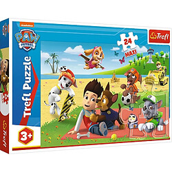 Trefl Puzzles 24 elements MAXI Fun on the blanket Paw Patrol 