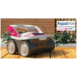 Aquatron Robot de piscine bwt b200 : aspire toutes les saletés de la piscine sur le fond, les parois et la ligne d?eau. le robot b200 s?adapte à toutes les surfaces et à toutes les formes de piscines jusqu?à 10m de long. 4 roues-brosses de nettoyage et 1 brosse c