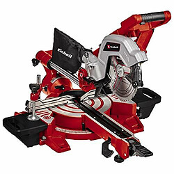 Einhell Scie à onglet radiale TE-SM 216 Dual (puissance de 1 800 W, fonction de traction, laser, réglage d'angles rapide, blocage d'arbre « Spindle-Lock », vendue avec lame aux carbures de tungstène)