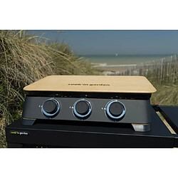 Plancha gaz 2B - COOK'IN GARDEN - DUNE 70 - 3 brûleurs