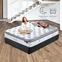 Meubler Design Matelas + Sommier Ava Et Matelas Pure 160 Blanc