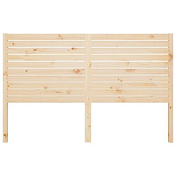 Avis Maison Chic Tête de lit scandinave pour lit adulte,Meuble de chambre 166x4x100 cm Bois massif de pin -MN60896