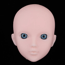 1/6 fille tête de poupée aux yeux bleus pour les parties du corps de la poupée bjd xinyi pièce personnalisée