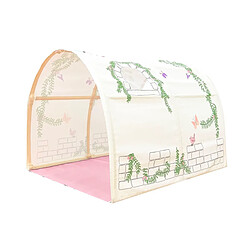 Acheter VIPACK Lit Mi-Hauteur 90x200 avec Toboggan Sommier Inclus et Housse Birdy Pino - Blanc