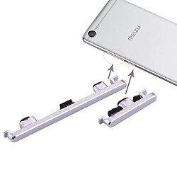 Wewoo Pour Meizu Meilan E2 Argent Pièce détachée Side Keys Replacement, 