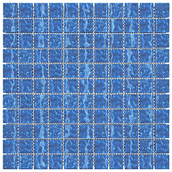 Avis vidaXL Carreaux mosaïque 11 pcs Bleu 30x30 cm Verre