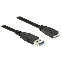 Acheter DeLOCK 85071 câble USB 0,5 m USB A Micro-USB B Noir (Delock Cable USB 3.0 Type-A male &gt; USB 3.0 Type Micro-B male 0.5m black)