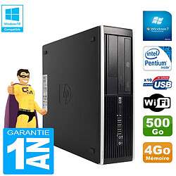 PC HP Compaq Pro 6300 SFF G630 RAM 4Go Disque 500Go Graveur DVD Wifi W7 - Occasion