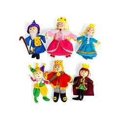 Bigjigs Toys 6 marionnettes à doigts de royauté