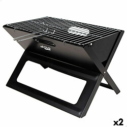 Barbecue Portable Aktive Noir Acier Fer 45 x 30 x 29 cm