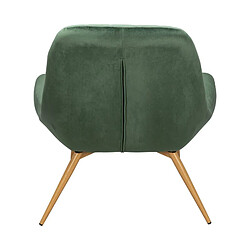 But Fauteuil BERGAME En velours vert pas cher