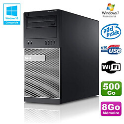 PC Tour Dell Optiplex 790 Intel G630 2,7Ghz 8Go Disque 500Go DVD WIFI Win 7 · Occasion 